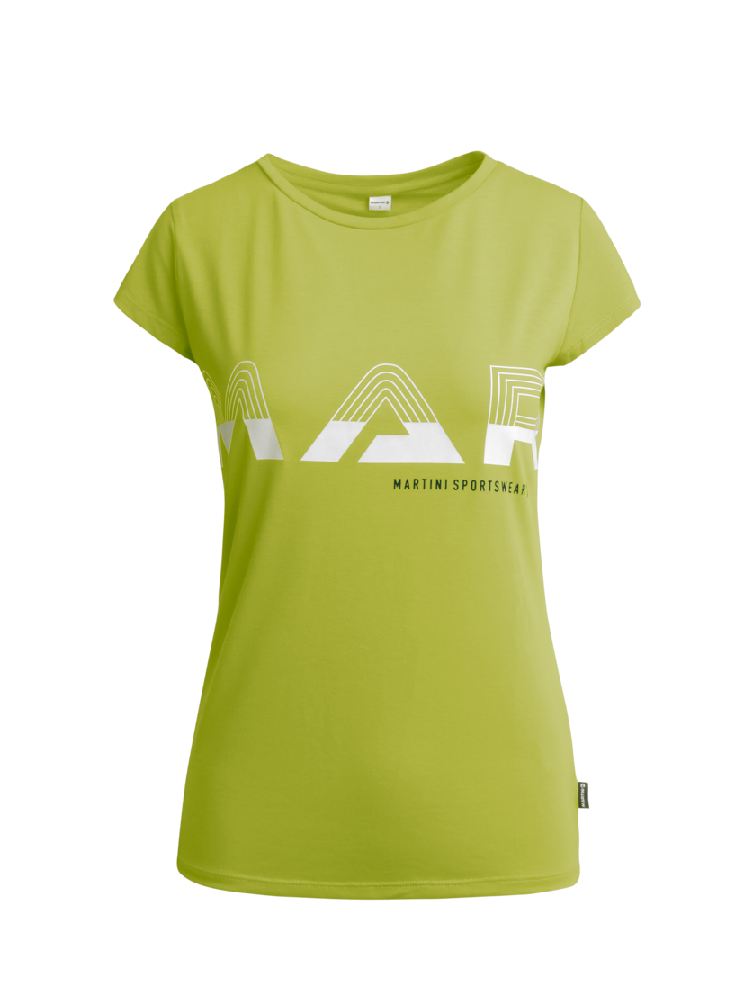 Martini Sportswear - HIGH.FLY - T-Shirts in wild lime-black - Vorderansicht - Damen