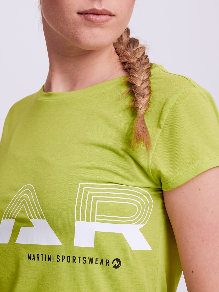 Martini Sportswear - HIGH.FLY - T-Shirts in black-white - Detail 2 - Damen