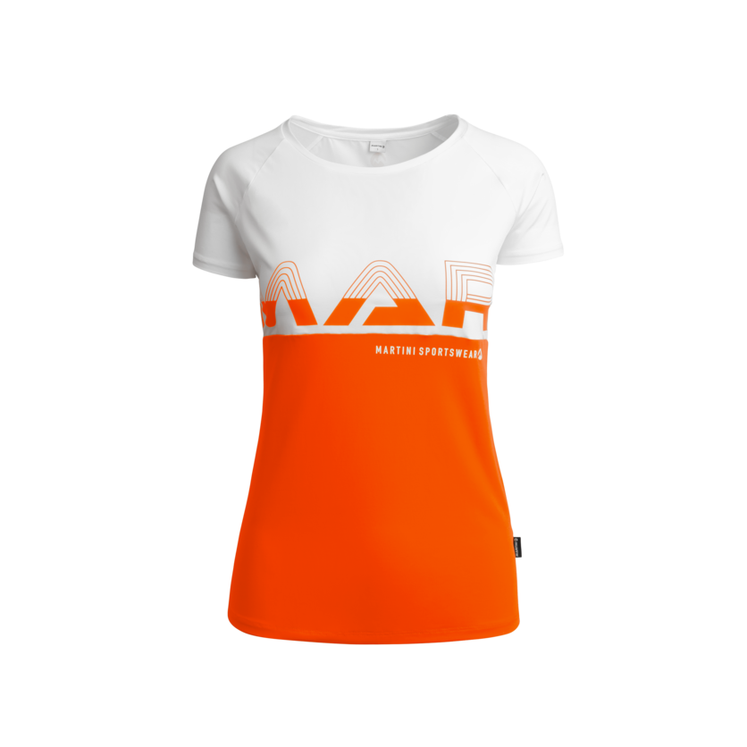 Martini Sportswear - CLASSY - T-Shirts in squash-white - Vorderansicht - Damen