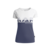 Martini Sportswear - CLASSY - T-Shirts in Denim blu-Bianco - vista frontale - Donna