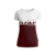 Martini Sportswear - CLASSY - T-Shirts in Wine Red-White - front view - Women