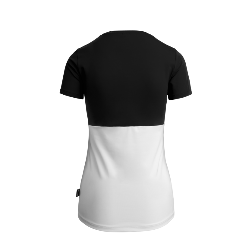 Martini Sportswear - ALPINE LADY - T-Shirts in black-white - rear view - Women