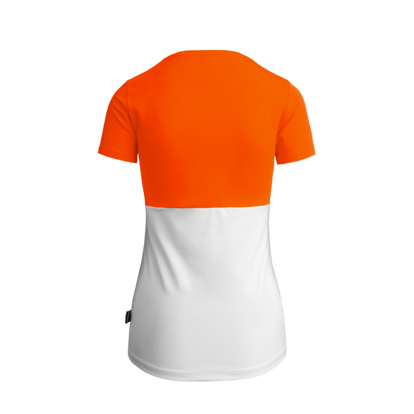 Martini Sportswear - ALPINE LADY - T-Shirts in squash-white - rear view - Women