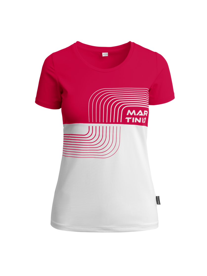 Martini Sportswear - ALPINE LADY - T-Shirts in jelly-white - vista frontale - Donna