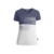Martini Sportswear - ALPINE LADY - T-Shirts in Denim blu-Bianco - vista frontale - Donna