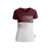 Martini Sportswear - ALPINE LADY - T-Shirts in Rosso Vino-Bianco - vista frontale - Donna