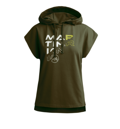 Martini Sportswear - EASY.FEEL - T-Shirts in Olive-Lime - front view - Women