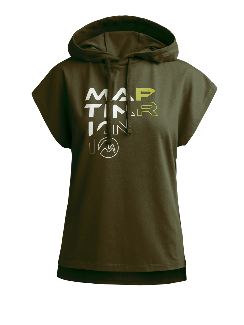 Martini Sportswear - EASY.FEEL - Felpe in olive-wild lime - vista frontale - Donna