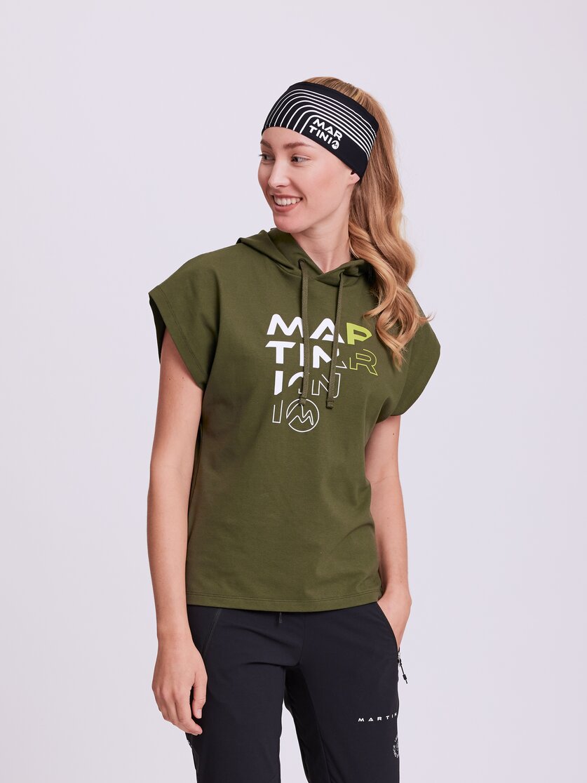 Martini Sportswear - EASY.FEEL - Felpe in black-shock - vista frontale modello - Donna