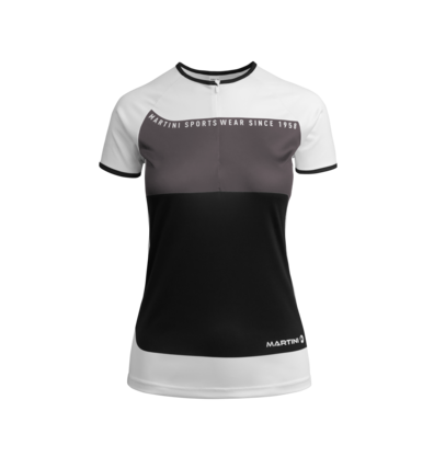Martini Sportswear - PURE PLEASURE - T-Shirts in Grey-Black-White - front view - Women