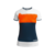 Martini Sportswear - PURE PLEASURE - T-Shirts in Orange-Dark Blue-White - front view - Women