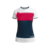 Martini Sportswear - PURE PLEASURE - T-Shirts in Rosa Fucsia-Blu Scuro-Bianco - vista frontale - Donna