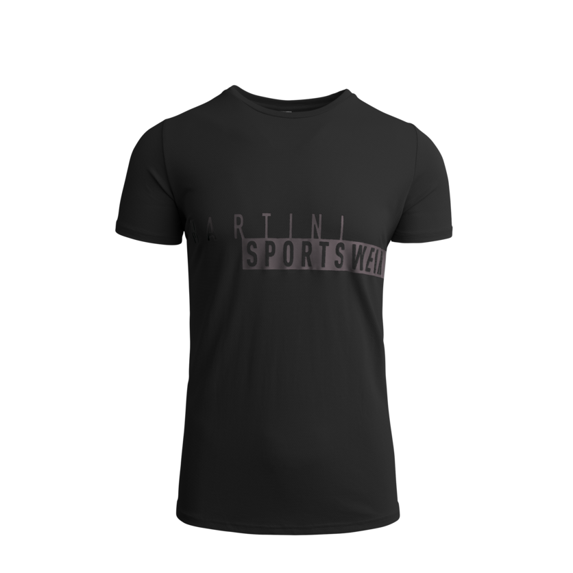 Martini Sportswear - FAVOURITE - T-Shirts in black-carbon - front view - Men