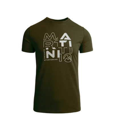 Martini Sportswear - BEST MATE - T-Shirts in olive-white - Vorderansicht - Herren