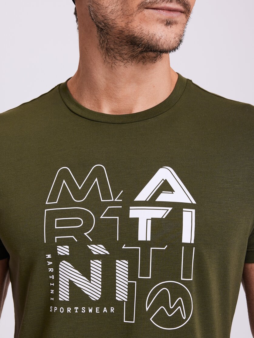Martini Sportswear - BEST MATE - T-Shirts in black-white - Detail 1 - Herren
