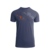 Martini Sportswear - CONVICTION - T-Shirts in Denim blue-Orange - front view - Men