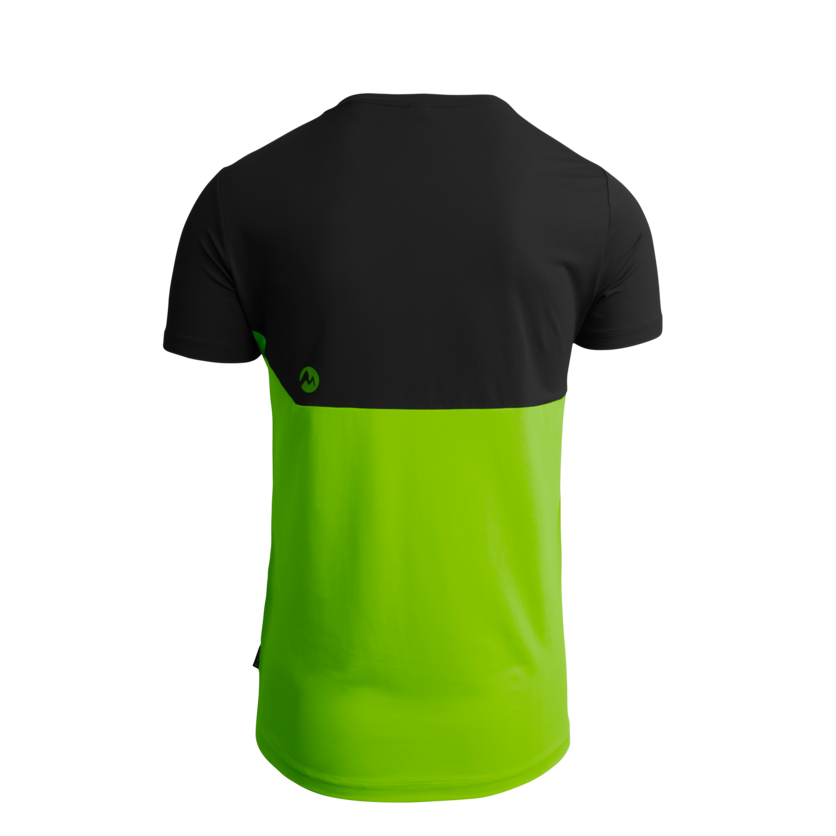 Martini Sportswear - GO ON - T-Shirts in kiwi-black - Rückansicht - Herren