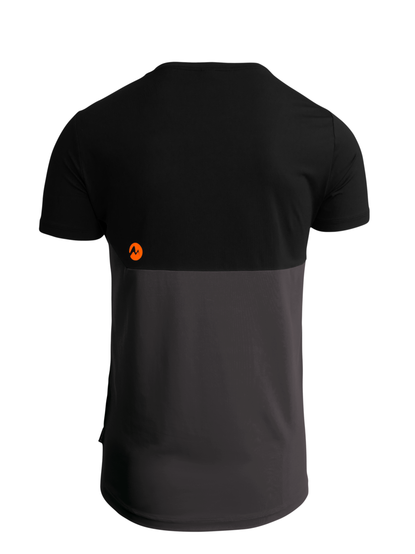 Martini Sportswear - GO ON - T-Shirts in steel-black - rear view - Men