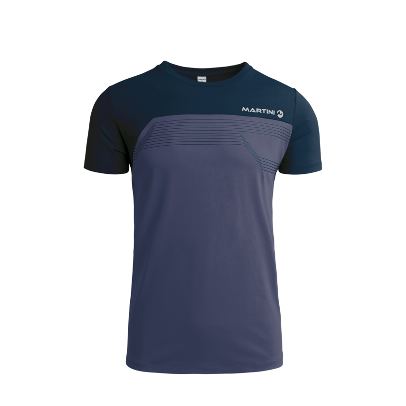 Martini Sportswear - GO ON - T-Shirts in denim-true navy - Vorderansicht - Herren