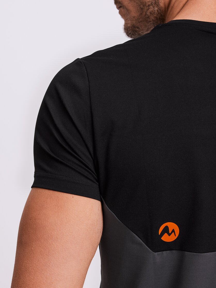 Martini Sportswear - GO ON - T-Shirts in white-black - Detail 4 - Men