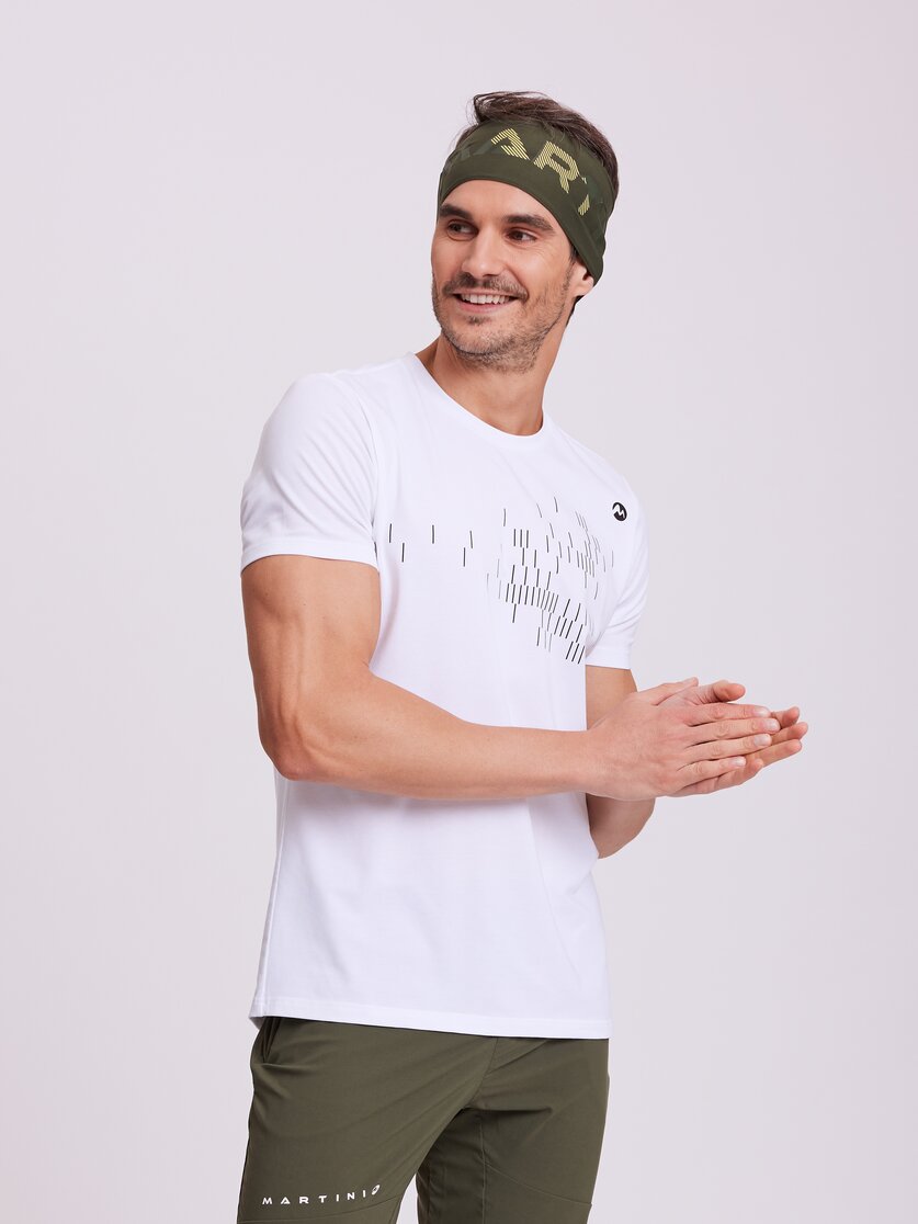 Martini Sportswear - COMO - T-Shirts in black - vista frontale modello - Uomo