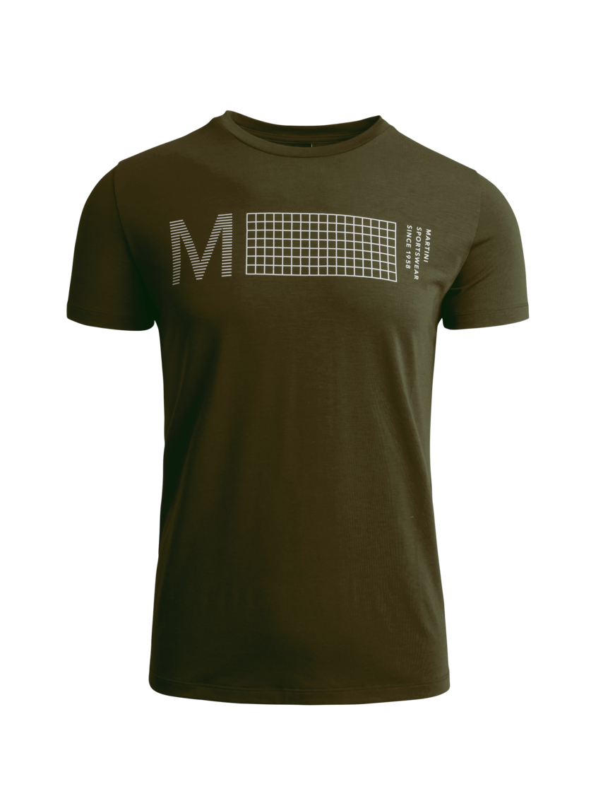Martini Sportswear - MASTER - T-Shirts in olive - vista frontale - Uomo