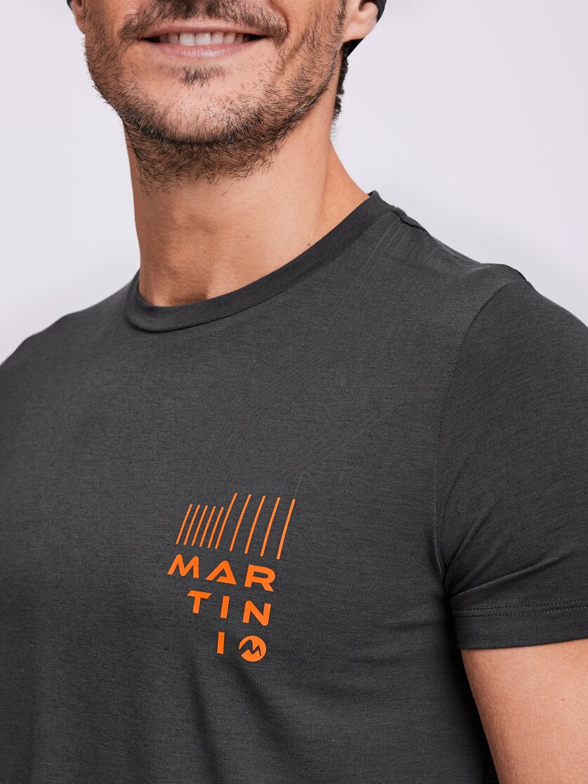 Martini Sportswear - STEP.OUT - T-Shirts in black-white - Detail 1 - Herren