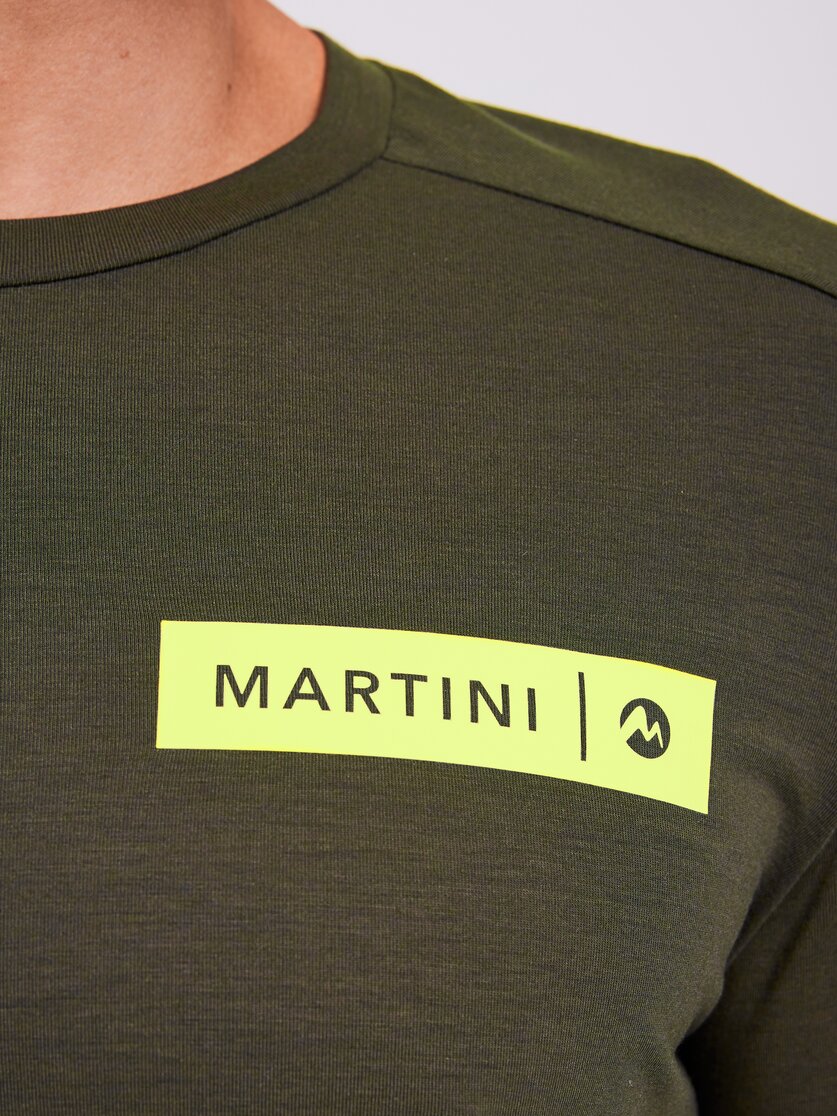 Martini Sportswear - STONECROP - Longsleeves in black-white - Detail 1 - Men