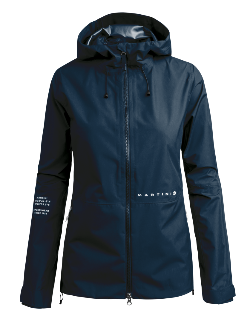 Martini Sportswear - DOLOMITE - Hardshell jackets in true navy - front view - Women