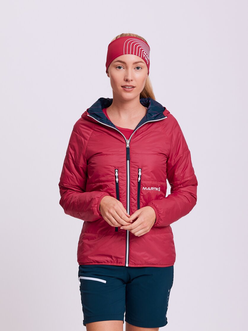 Martini Sportswear - GET AHEAD - Primaloft & Gloft Jackets in black - front view model - Women
