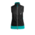 Martini Sportswear - VALLE MAIRA - Vests in Black-Turquoise - front view - Women