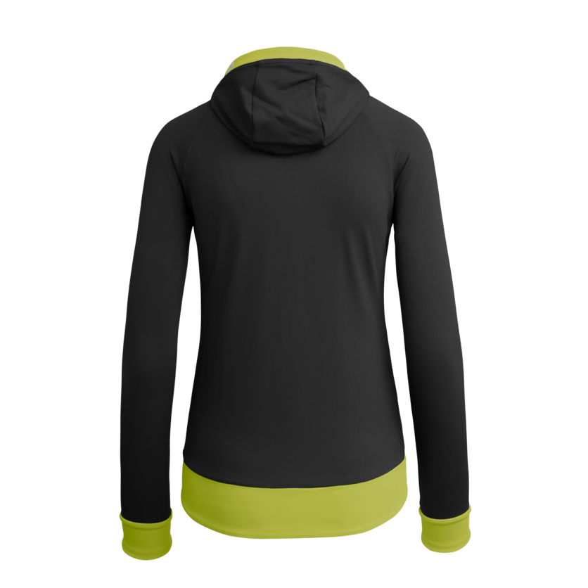 Martini Sportswear - ALPINE CROSS - Giacche ibride in black-wild lime - vista posteriore - Donna