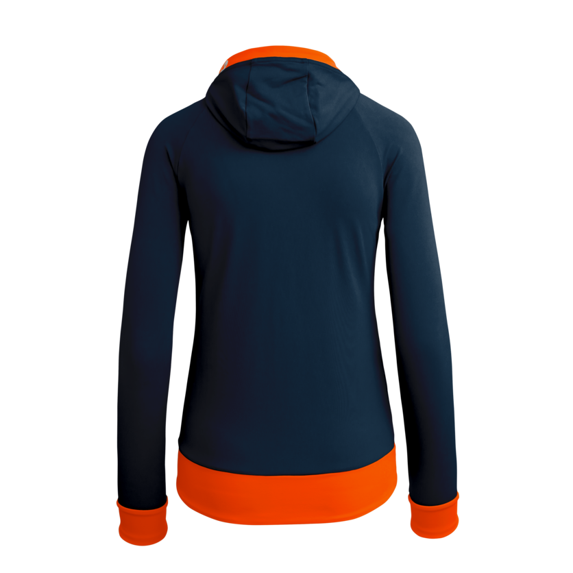Martini Sportswear - ALPINE CROSS - Hybrid jackets in true navy-squash - rear view - Women