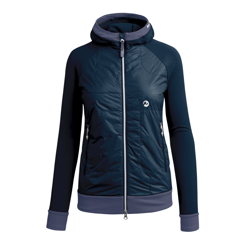 Martini Sportswear - ALPINE CROSS - Giacche ibride in true navy-denim - vista frontale - Donna