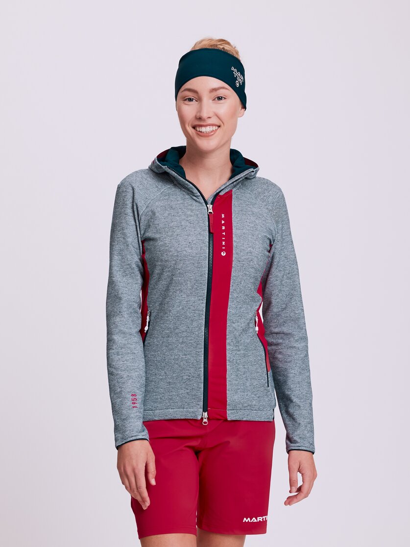 Martini Sportswear - OUTREACH - Strati intermedi in black - vista frontale modello - Donna