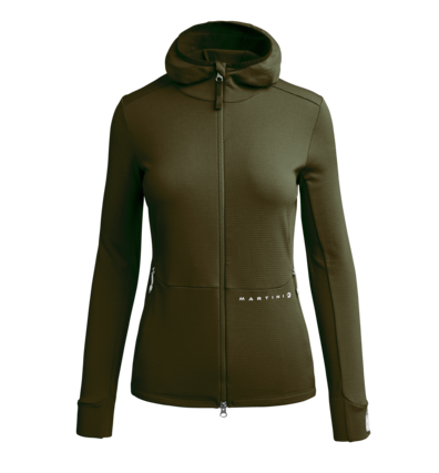 Martini Sportswear - SIRENTE - Midlayers in Olive - front view - Women