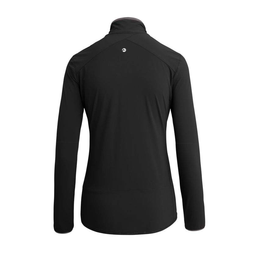 Martini Sportswear - STELVIO - Midlayers in steel-black - rear view - Women