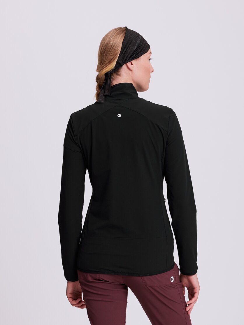 Martini Sportswear - STELVIO - Strati intermedi in black - vista laterale modello - Donna