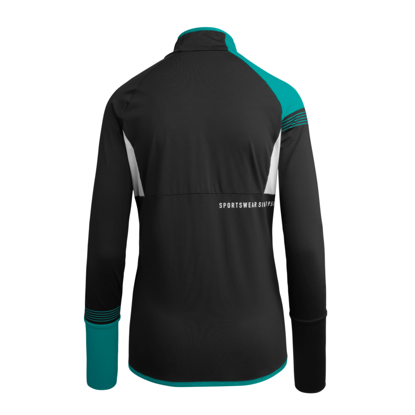 Martini Sportswear - PUSH.LIMITS - Giacche ibride in black-atlantis - vista posteriore - Donna