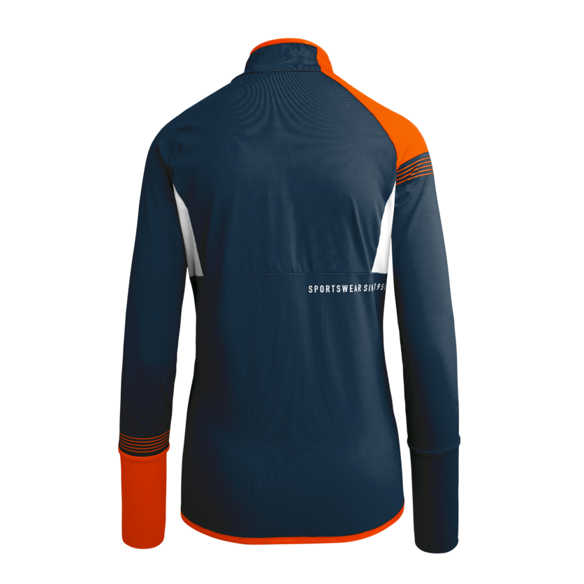 Martini Sportswear - PUSH.LIMITS - Giacche ibride in true navy-squash - vista posteriore - Donna