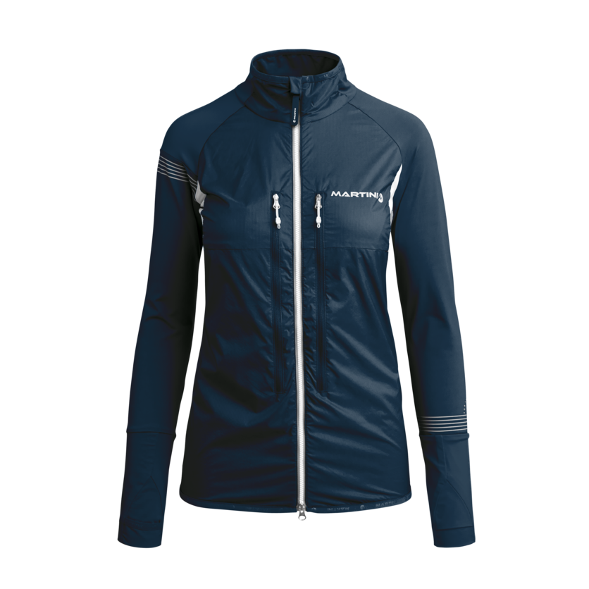 Martini Sportswear - PUSH.LIMITS - Giacche ibride in true navy - vista frontale - Donna