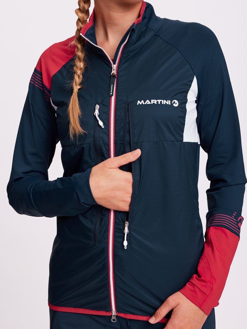 Martini Sportswear - PUSH.LIMITS - Hybrid jackets in black - Detail 1 - Women