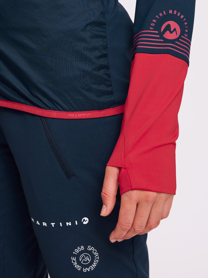 Martini Sportswear - PUSH.LIMITS - Hybrid jackets in black - Detail 8 - Women