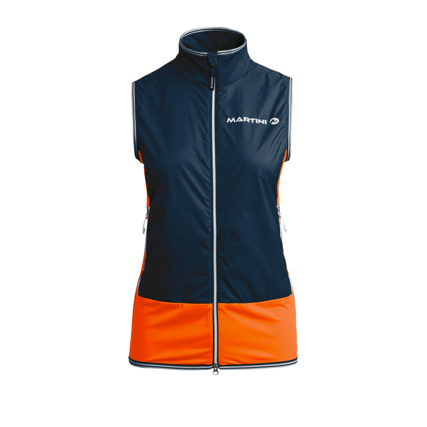 Martini Sportswear - INTENSE - Gilet in true navy-squash - vista frontale - Donna