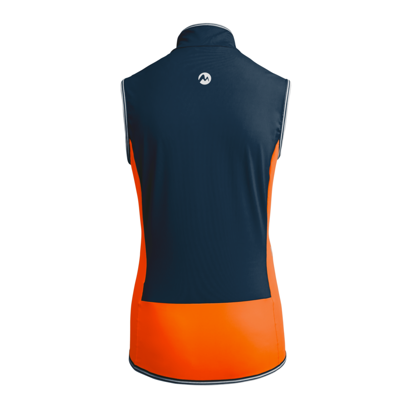 Martini Sportswear - INTENSE - Gilet in true navy-squash - vista posteriore - Donna