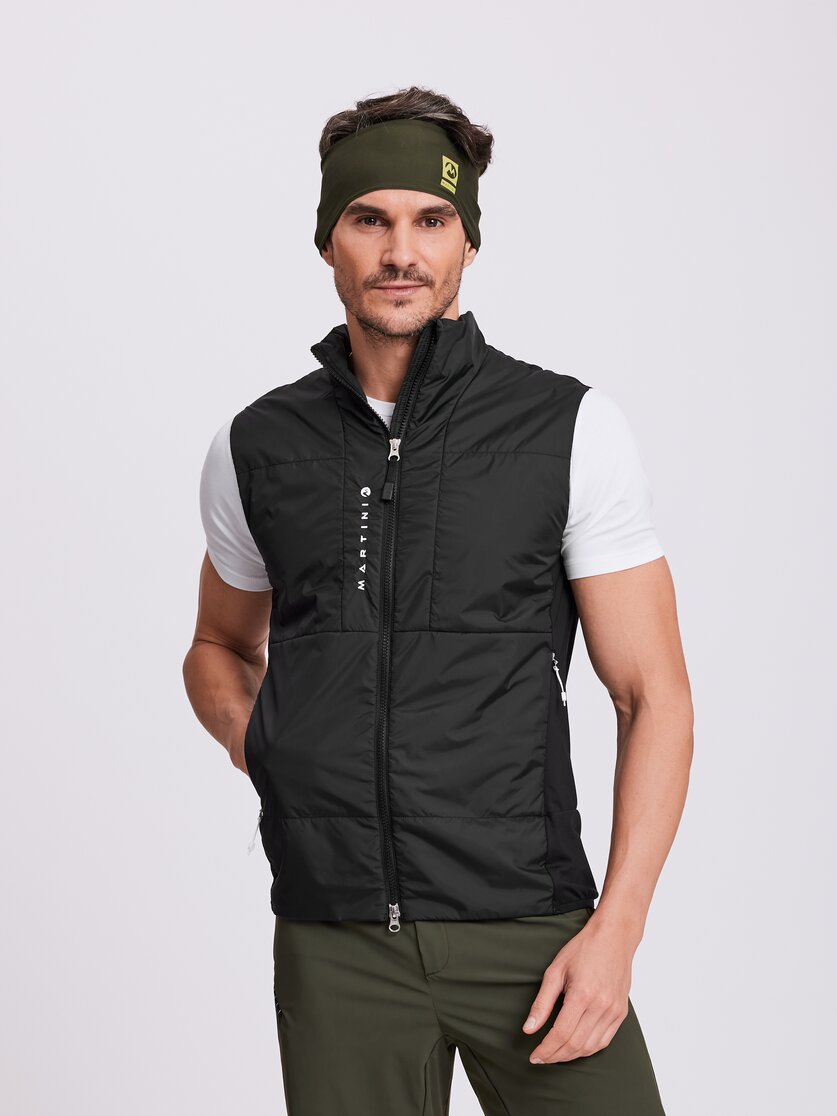 Martini Sportswear - BLACK MOUNTAIN - Gilet in black - vista frontale modello - Uomo