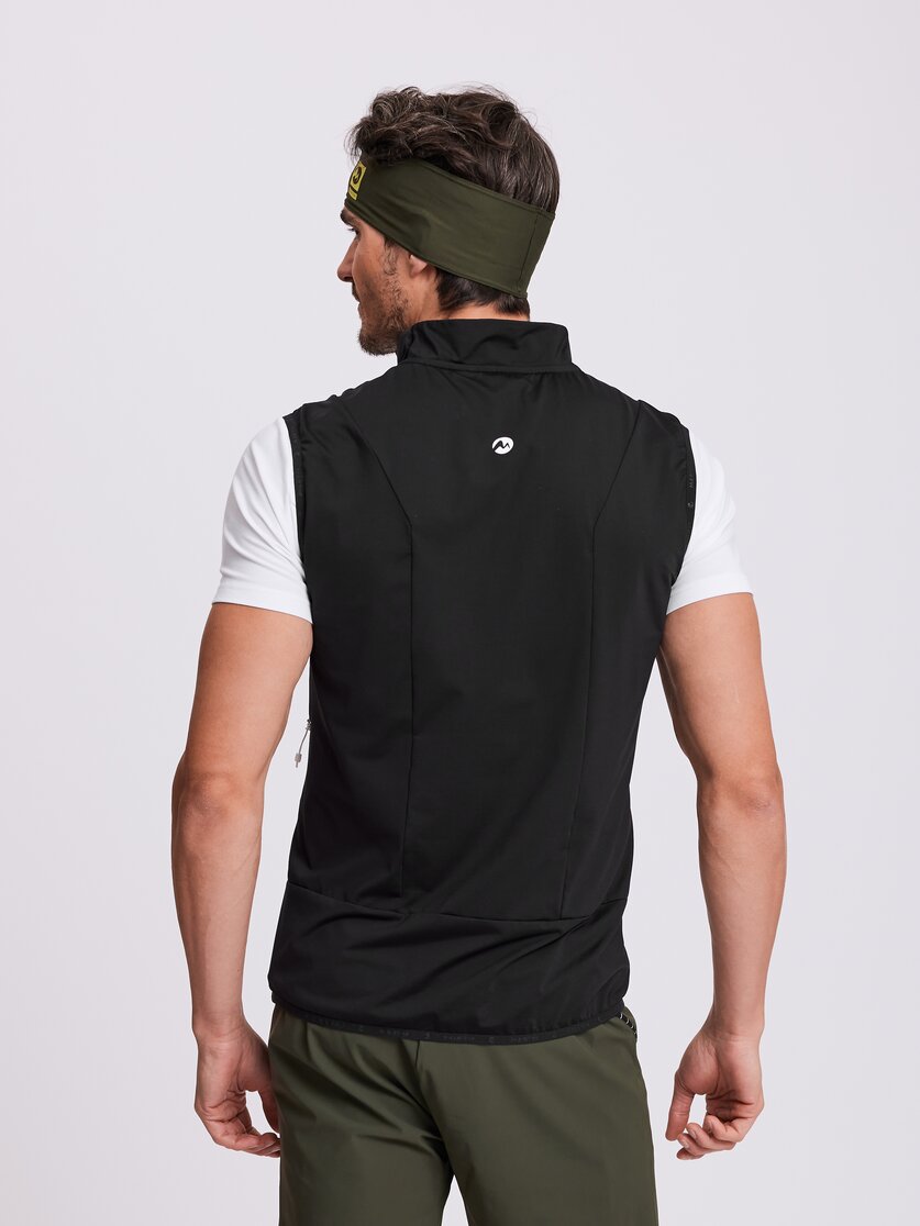 Martini Sportswear - BLACK MOUNTAIN - Gilet in black - vista laterale modello - Uomo