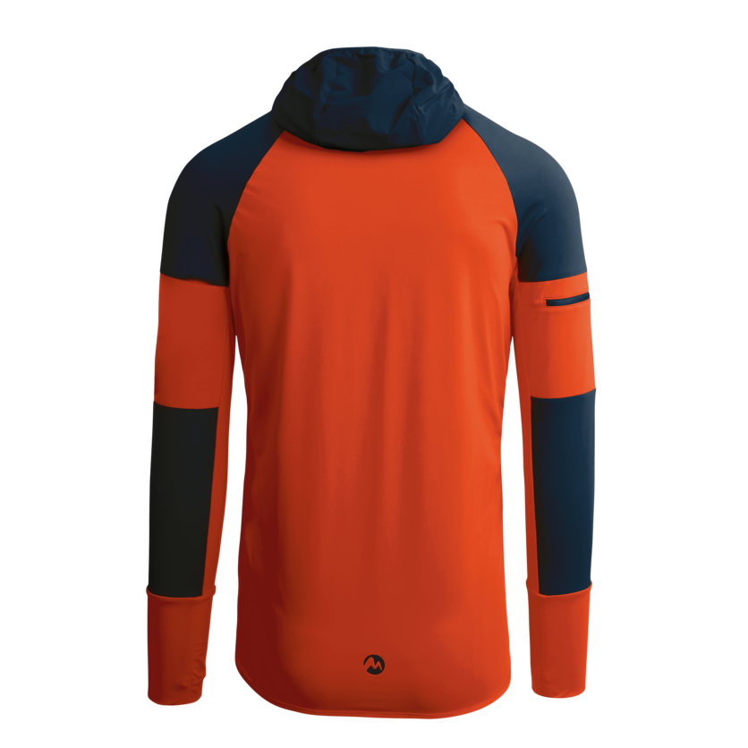 Martini Sportswear - EL CAPITAN - Hybrid jackets in hai risk-true navy - rear view - Men