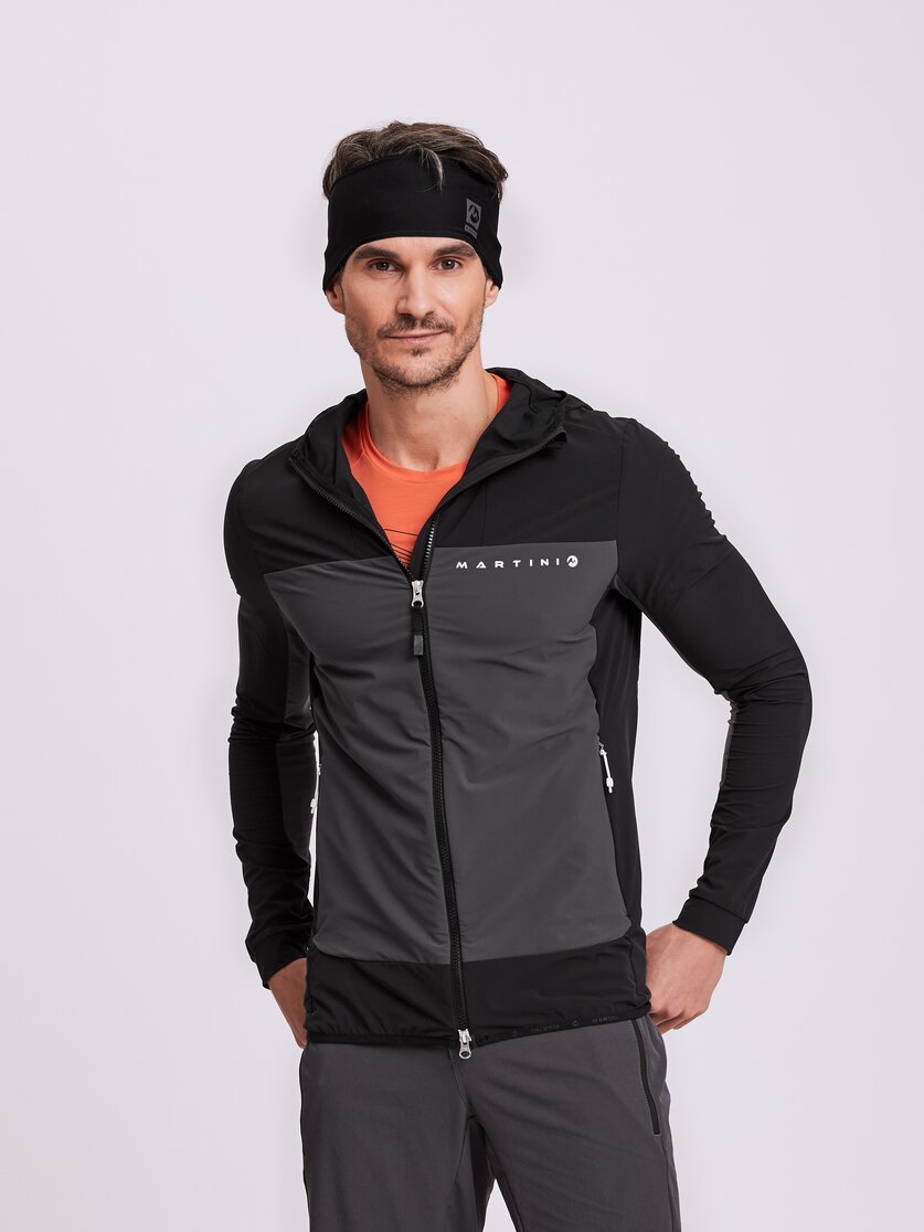 Martini Sportswear - TRAILBLAZER - Strati intermedi in olive-black - vista frontale modello - Uomo