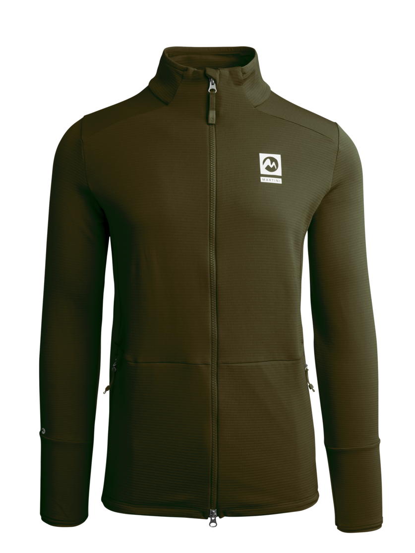 Martini Sportswear - OASIS - Midlayers in olive - Vorderansicht - Herren